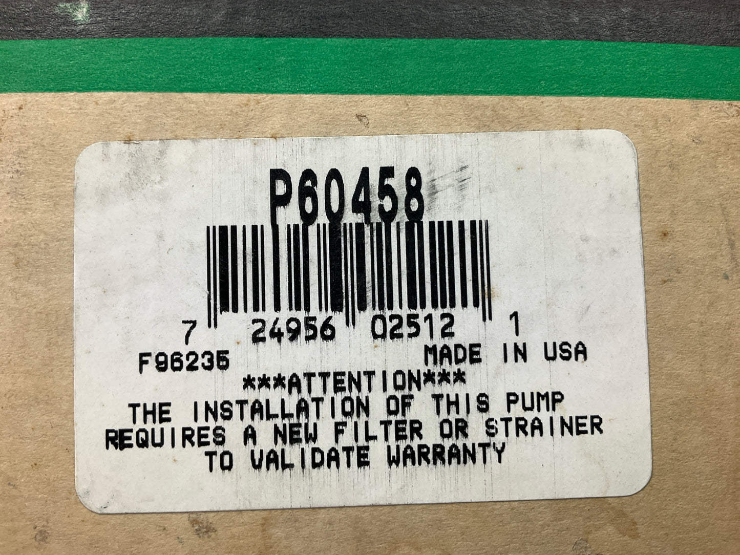 Carter P60458 Fuel Pump & Strainer Set, Made In USA