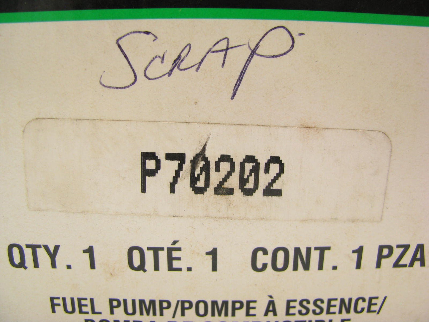 Carter P70202 Electric Fuel Pump 75-76 Mazda B1600, 74-77 Ford Courier