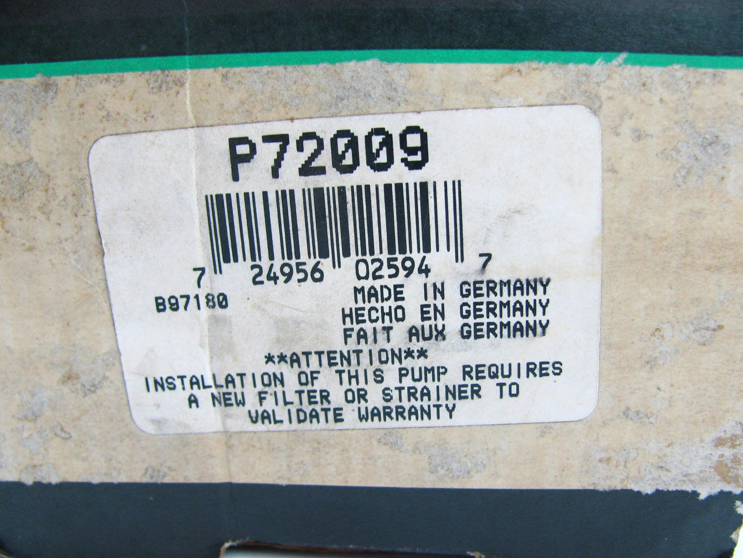 Carter P72009 Fuel Pump Assembly With Hanger For 1992 BMW 318is 1.8L Coupe