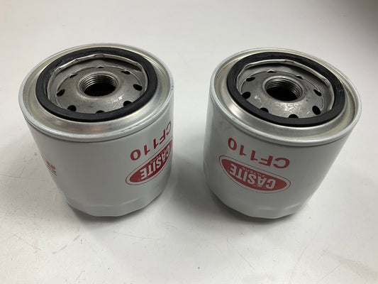 (2) Casite CF110 Engine Oil Filter