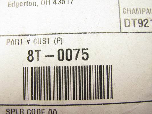 NEW - OEM 8T-0075 Straight Hydraulic Fitting 11/16'' X 9/16'' For CAT