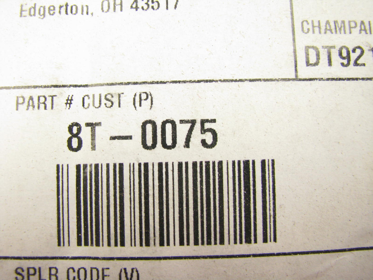 NEW - OEM 8T-0075 Straight Hydraulic Fitting 11/16'' X 9/16'' For CAT
