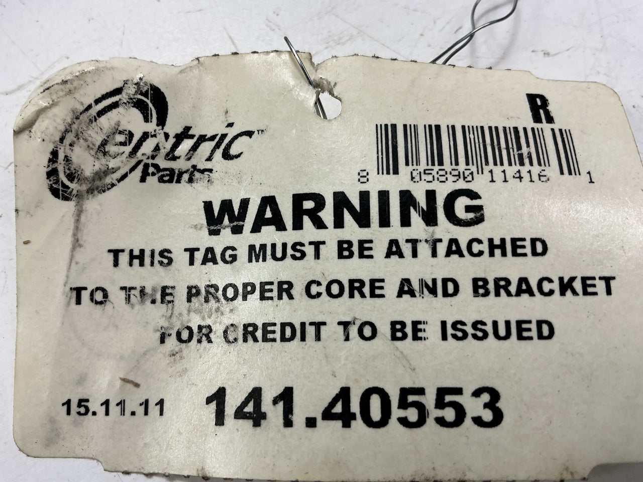 REMAN. Centric 141-40553 Rear Right Disc Brake Caliper