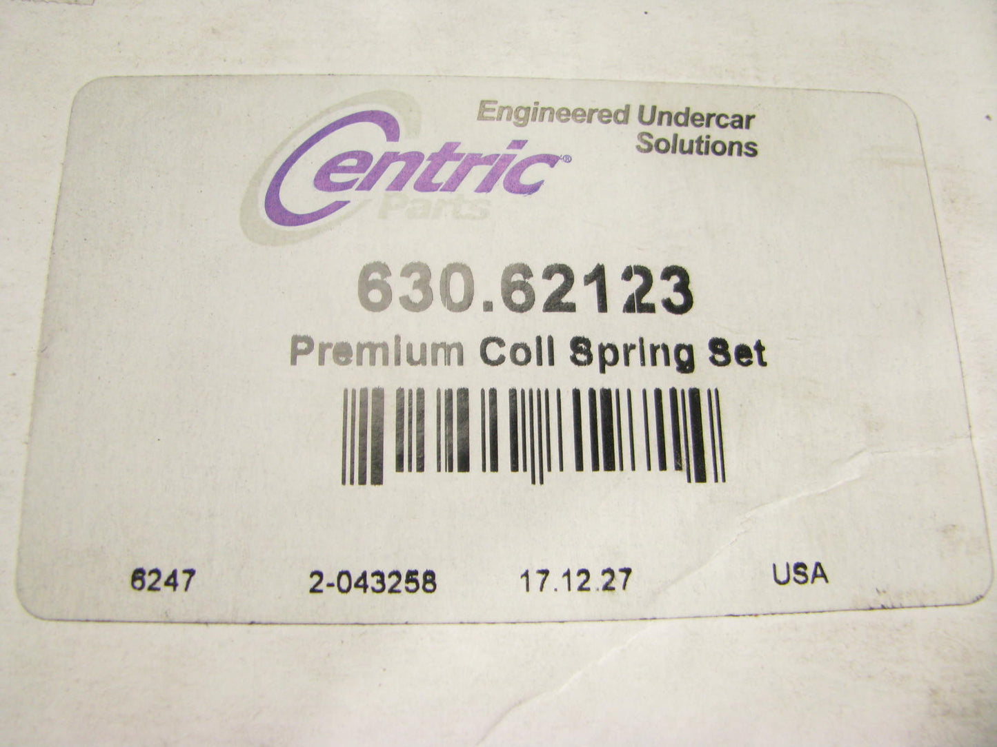 Centric 630.62123 Coil Spring Set REAR For 97-03 Pontiac Grand Prix