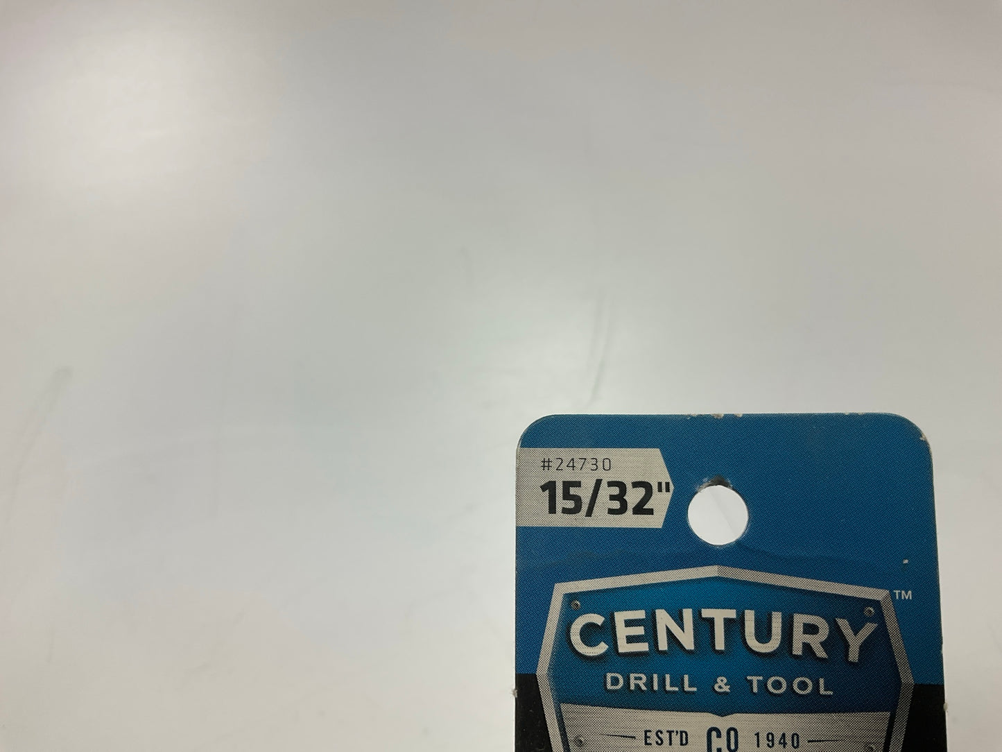 Century 24730 Pro Grade Black Oxide Drill Bit, 15/32'' Reduced Shank