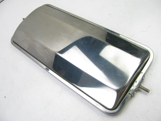 Cham-cal 20351-850 Stainless West Coast Mirror, 7'' X 16'' W/ 7'' X 5'' Convex Spot