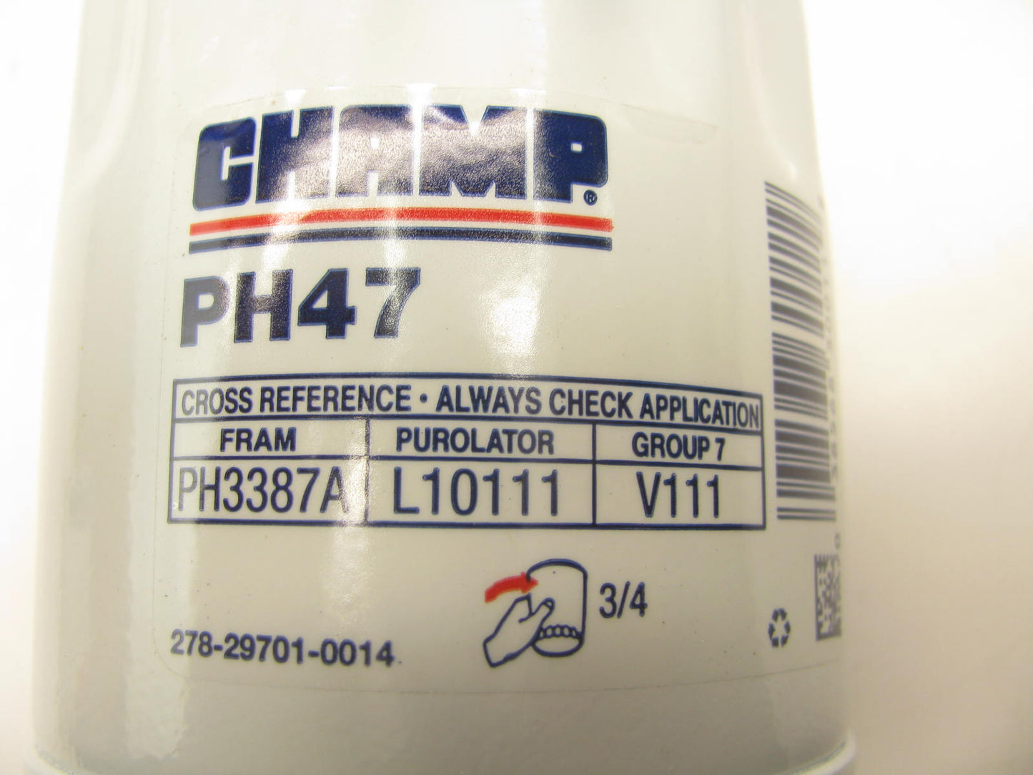 (12) Champ PH47 Engine Oil Filter