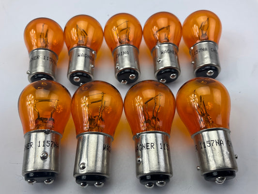 (9) Champion 1157NA Turn Signal Amber Lamp Light Bulb