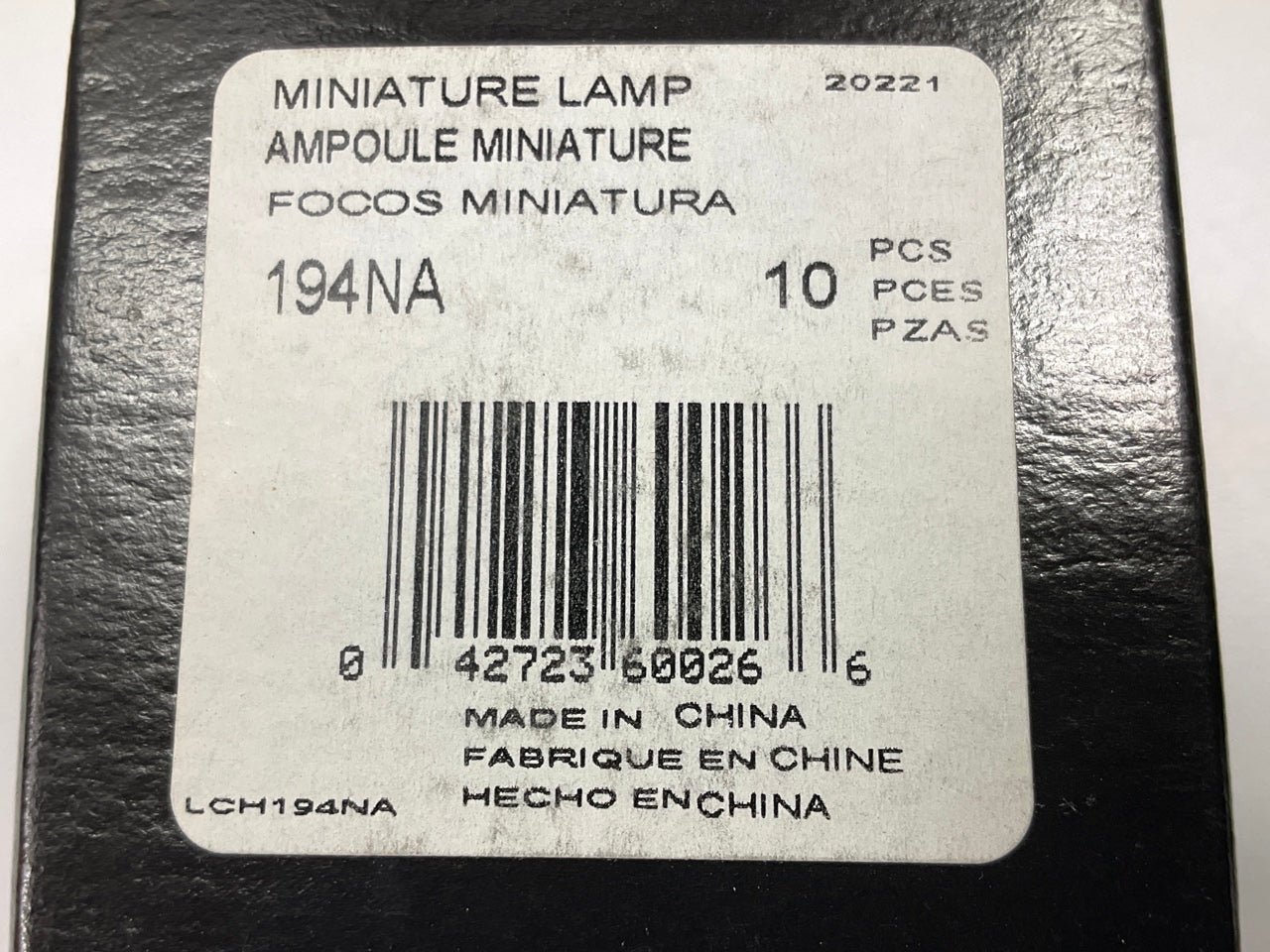 (8) Champion 194NA Multi-Purpose Miniature Light Bulbs, Amber # 194