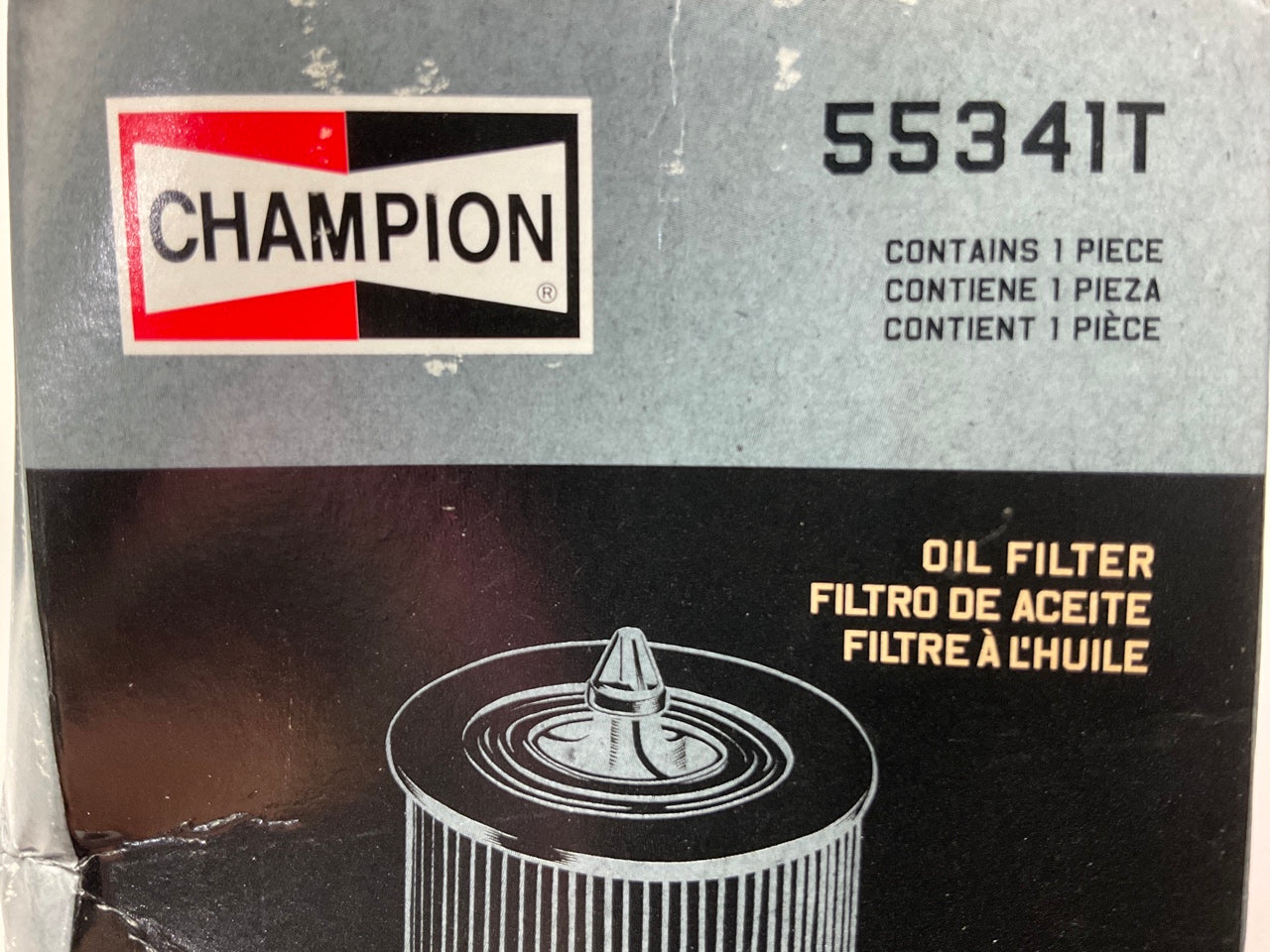 (5) Champion 55341T Oil Filter Replaces PO6162, 68102241AA, 68102241AA