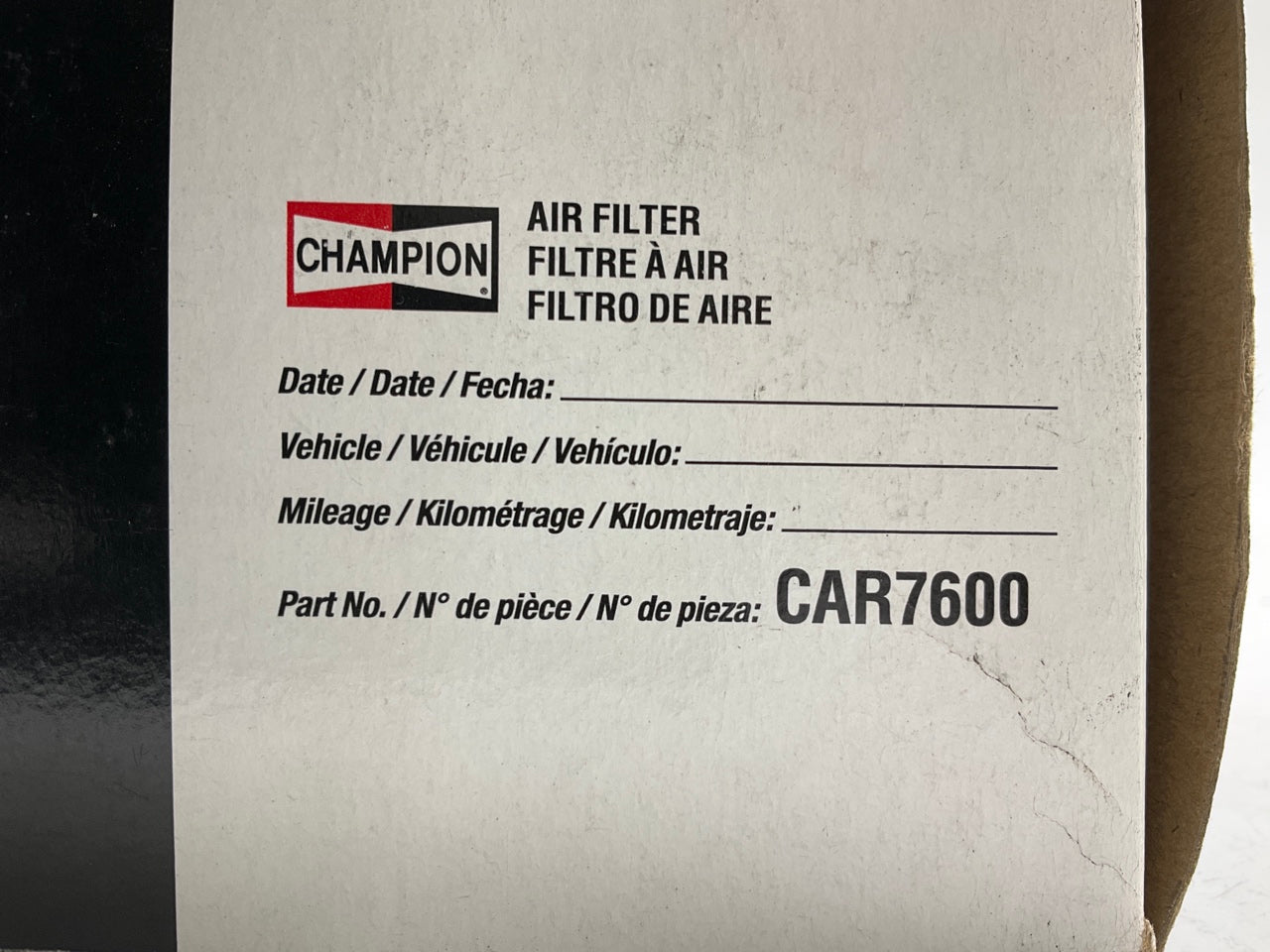 Champion CAR7600 Engine Air Filter