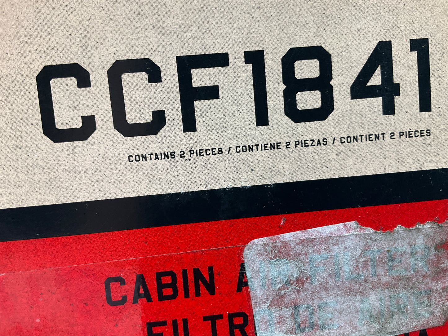 Champion CCF1841 Cabin Air Filter