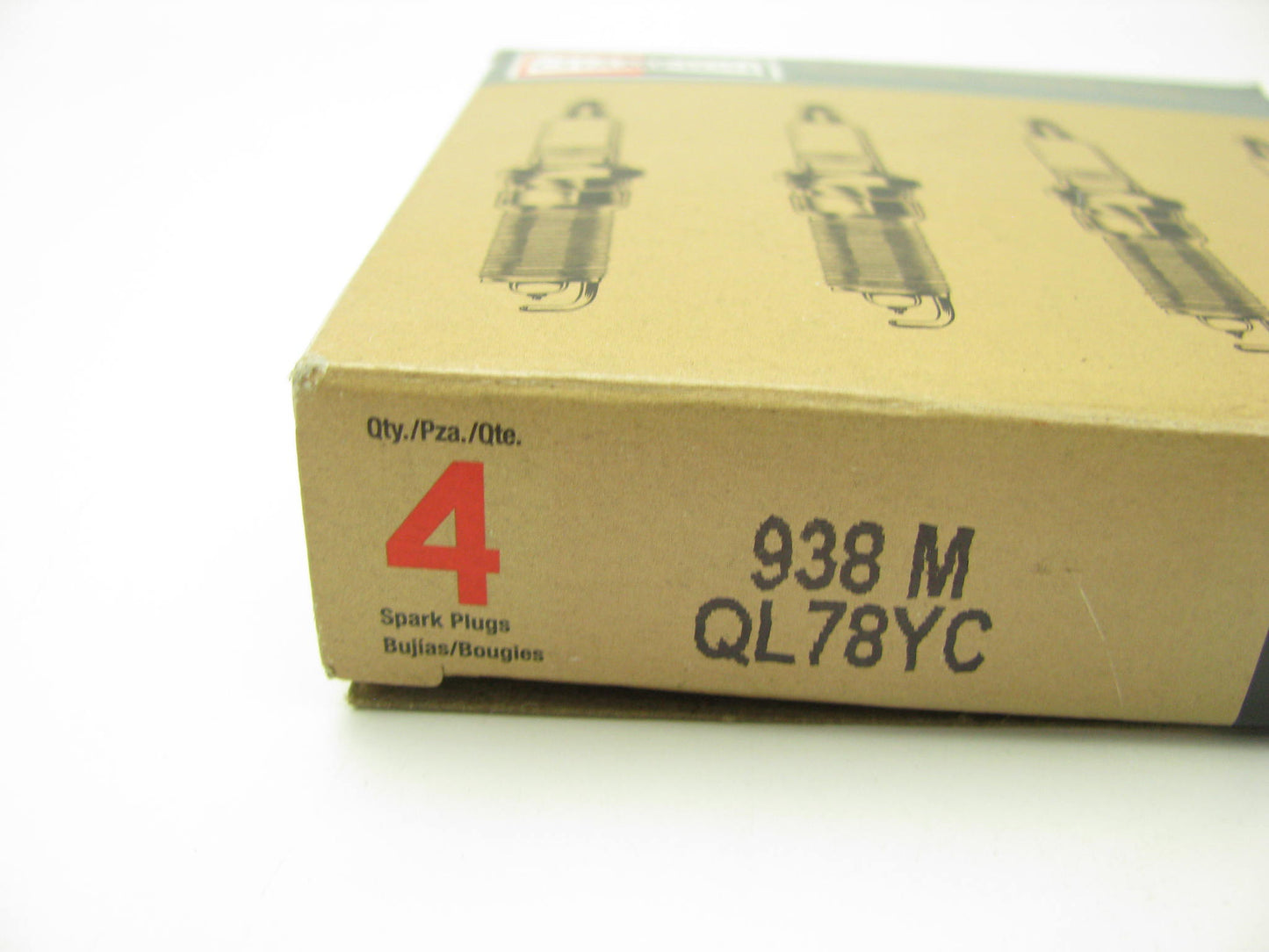 (4) Champion QL78YC Spark Plugs - For Evinrude Johnson Mariner Mercury MARINE