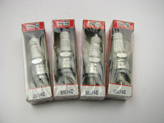 (4) Champion RN74C Spark Plugs # 323