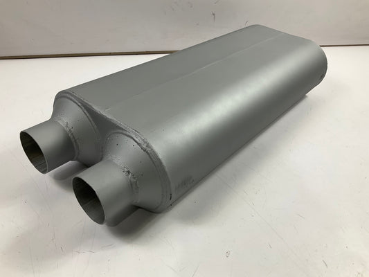 Cherry Bomb 7505 Elite Muffler - Center 3'' Intlet, Dual 2.5'' Outlet, 28'' Long