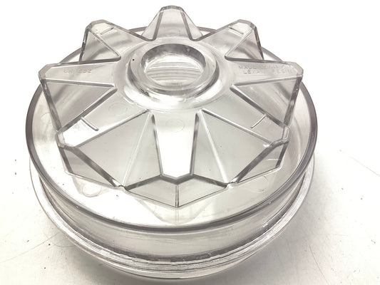 (2) Chicago Rawhide 1282 Wheel Oil Hub Cap - 6.500'' OD X 5.781'' ID