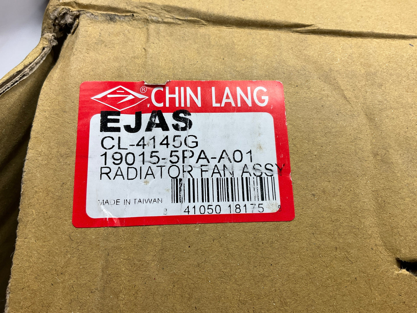 Chin Lang CL-4145G Engine Cooling Fan For 2017-2019 Honda CR-V 1.5L-L4