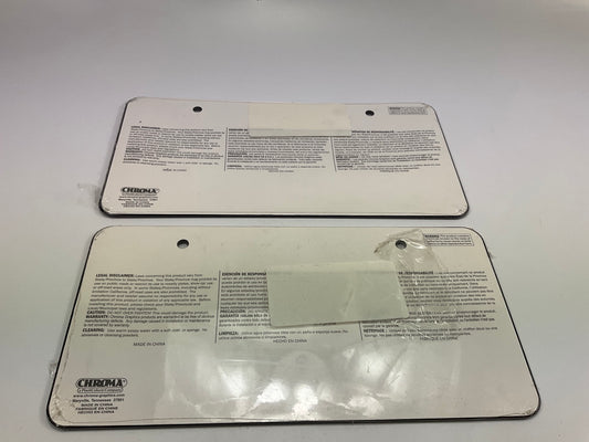 (2) Chroma 42519 License Plate Frame With Batman Logo