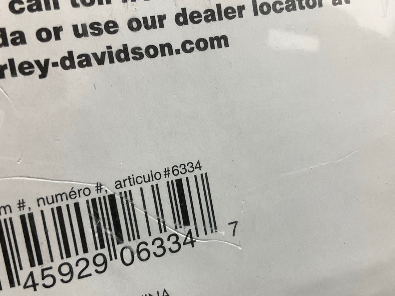 Chroma 6334 Truck / SUV License Plate Frame ''Harley-Davidson''