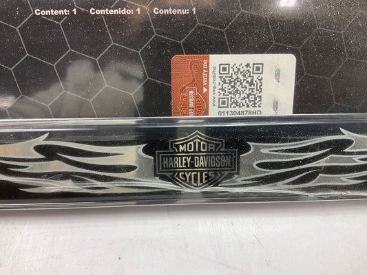 (2) Chroma 6413 SUV & Truck Black License Plate Frames For Harley-Davidson