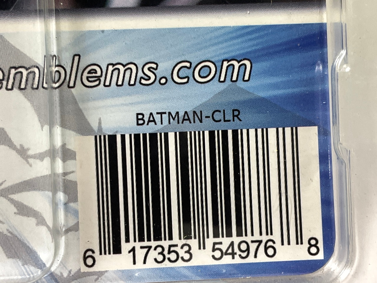 Chrome Emblems Elektroplate Auto BATMAN-CLR Emblem
