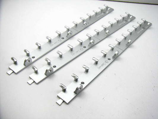 (3) Clearway HSTQMHD24010 2' Long Aluminum Dock Strip Door Boltless Mount