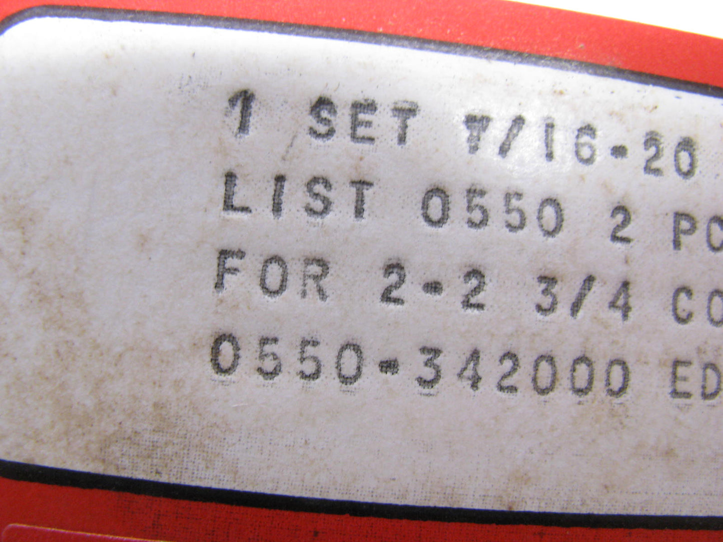 NOS Vintage 0550-342000 Cleveland Twist Drill 7/16 -20 NF Die Set EDP-66708