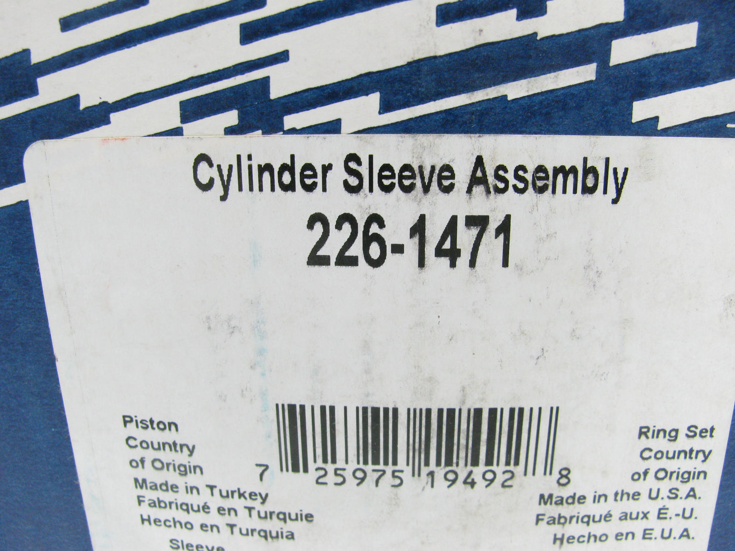 Clevite 226-1471 Cylinder Liner Kit W/ Piston, Rings For John Deere 227 340 3020