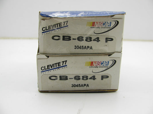 (4) Clevite CB684P Connecting Rod Bearings - Standard