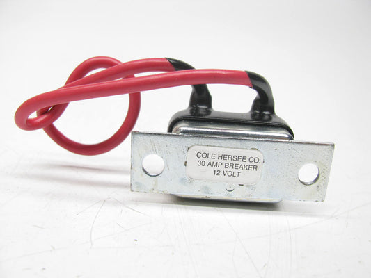 Cole Hersee 30062-30 30 Amp TYPE I-Cycling Circuit Breaker With Wire Leads, 30A