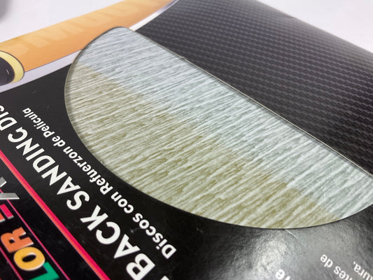 Color Extra CX11135 6'' Performance Film Back Sanding Discs, 6-pack, P800 Grit