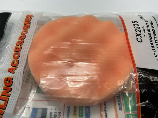 (6) Color Extra CX2235 3.5'' Mini Waffle Cutting Polishing Buffing Pad Bonnet