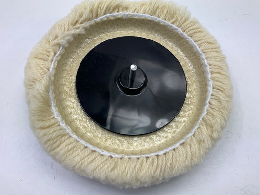 Color Extra CX3200 6'' 100% Tufted Wool Pad For 1/4'' Shaft Drill