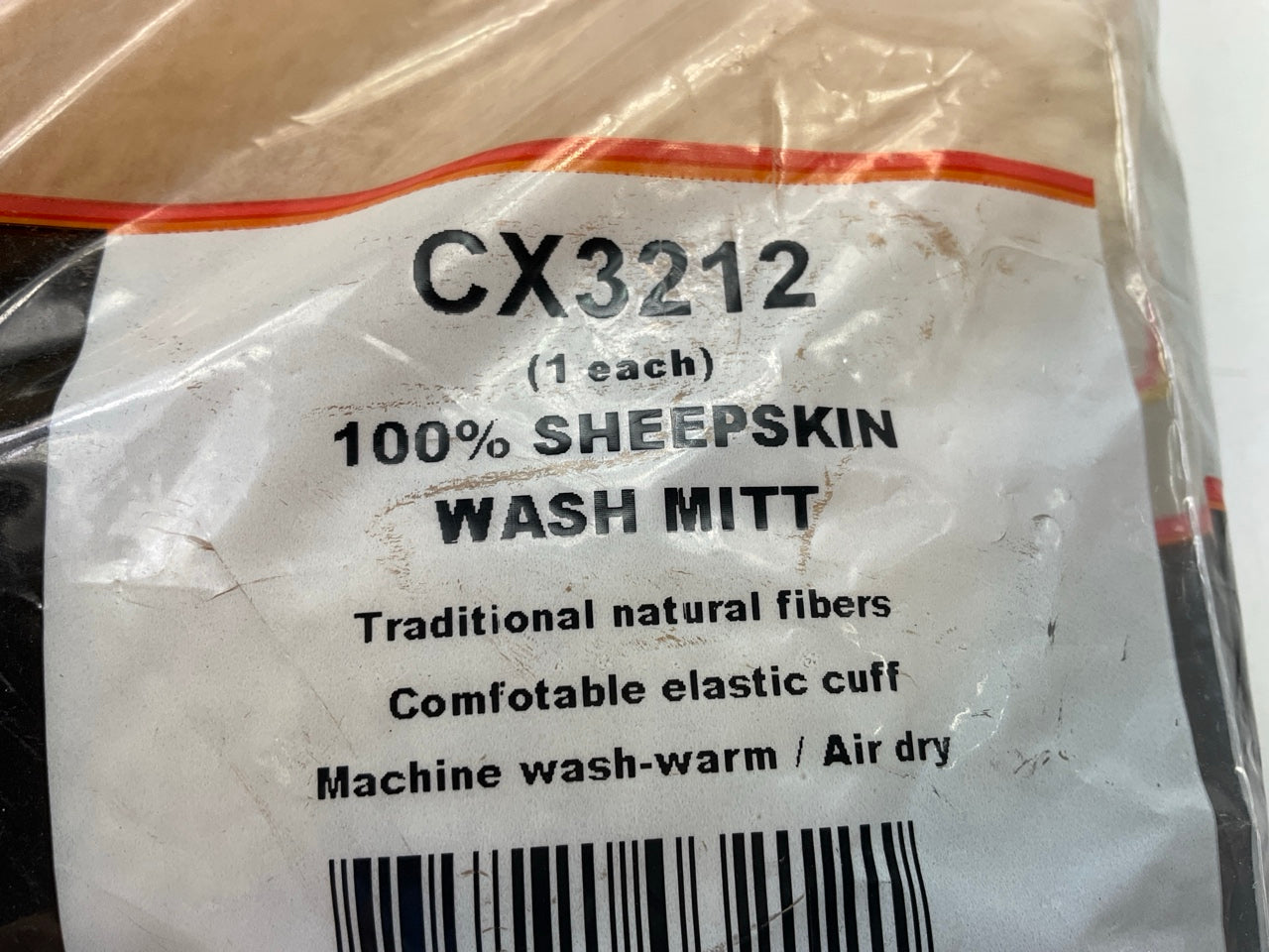 Color Extra CX3212 Car Wash Washing Brush 100% Sheepskin Wash Mitt