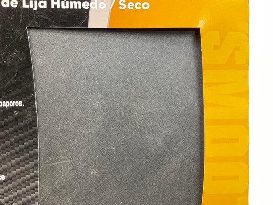 (2) PACK Of 4 Color Extra CX8228 WET/DRY Sandpaper Sheet 400 Grit Smooth 9''X11''