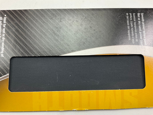 (3) Pack Of 5 Color Extra WET/DRY Sandpaper Sheets 400 Grit Smooth 3-2/3''X9''