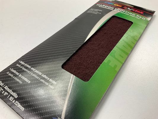 Color Extra CX8273 Maroon Scuffing Pads 3-2/3'' X 9'' P360 Shape 360 Grit