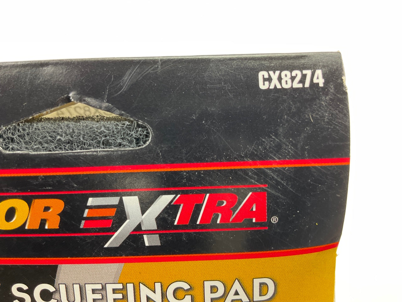 Color Extra CX8274 Gray Scuffing Pad 3-2/3'' X 9'' P800 800 Grit SMOOTH