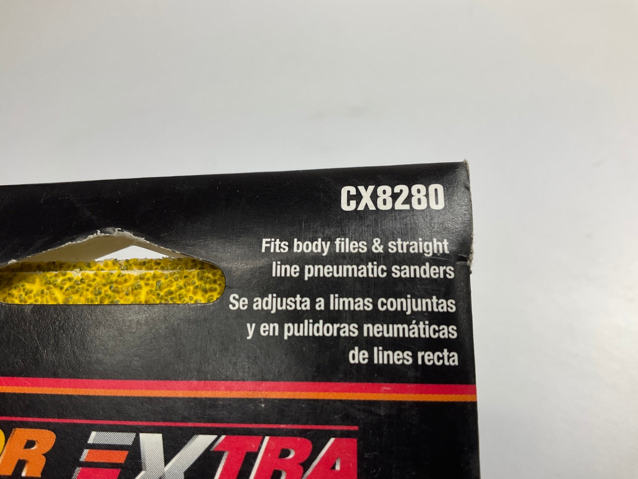 Pack Of 30, Color Extra CX8280 Stick-On File Sheets 40 Strip Grit 2-3/4''X16-1/2''