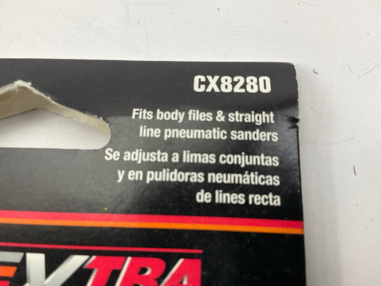 Pack Of 15 Color Extra CX8280 Stick-On File Sheets 40 Strip Grit 2-3/4''X16-1/2''