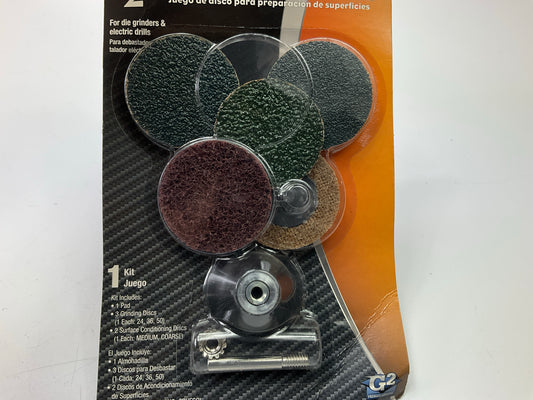 10 PACKS - 2'' Surface Preparation Sanding Disc Kit For Die Grinder, Drills