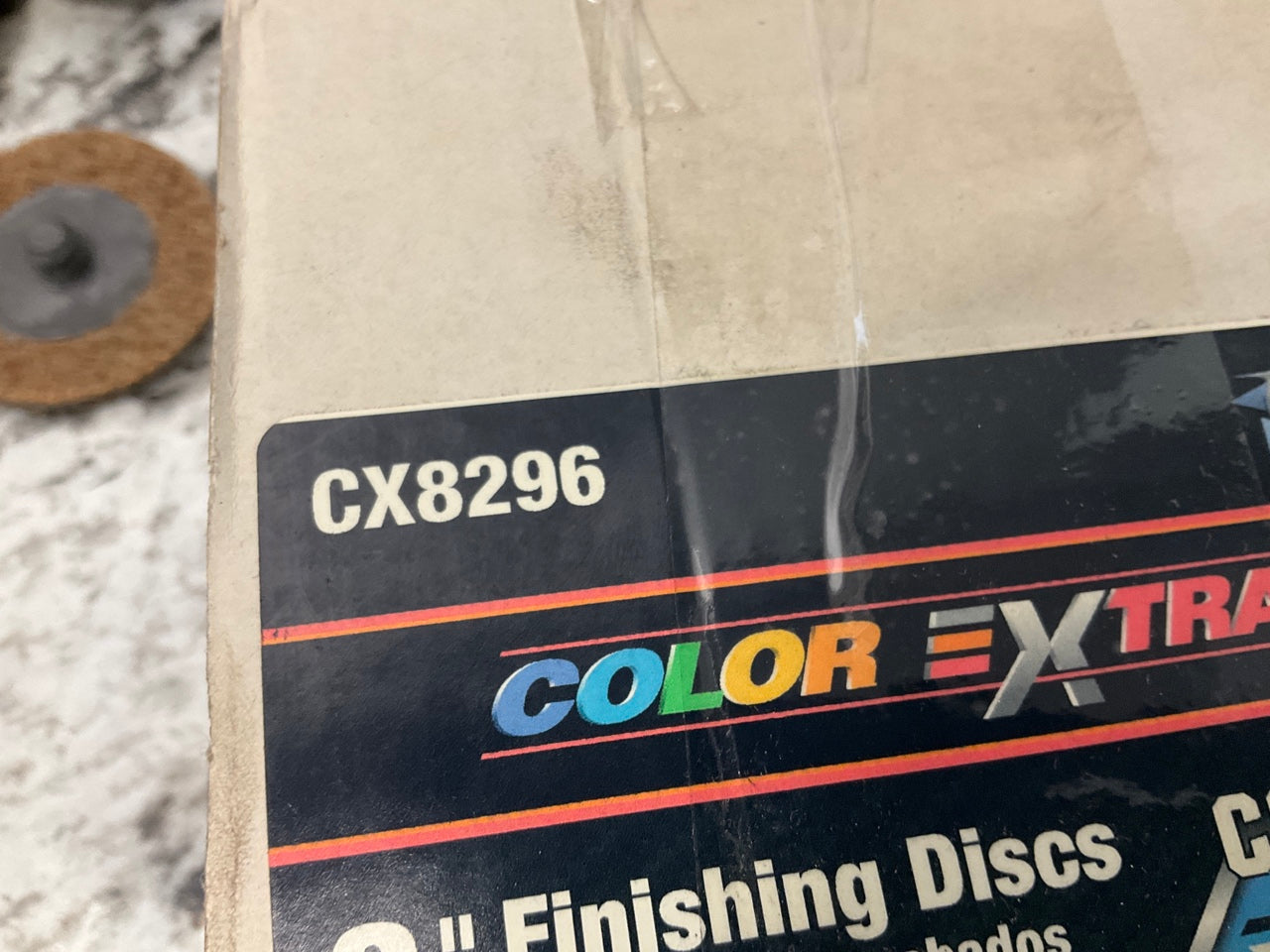 (25) PCS Color Extra CX8296 2'' COARSE Sanding Finishing Debris Removal Discs