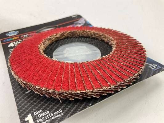 10 PACK - Color Extra CX8315 4-1/2'' Ceramic Flap Discs, P60 60 Grit