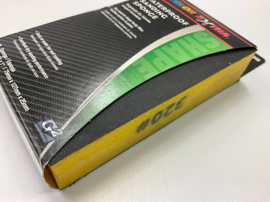 (10) Color Extra CX8349 Waterproof Sanding Sponges - 3'' X 5'' X 1'' P320 320 Grit