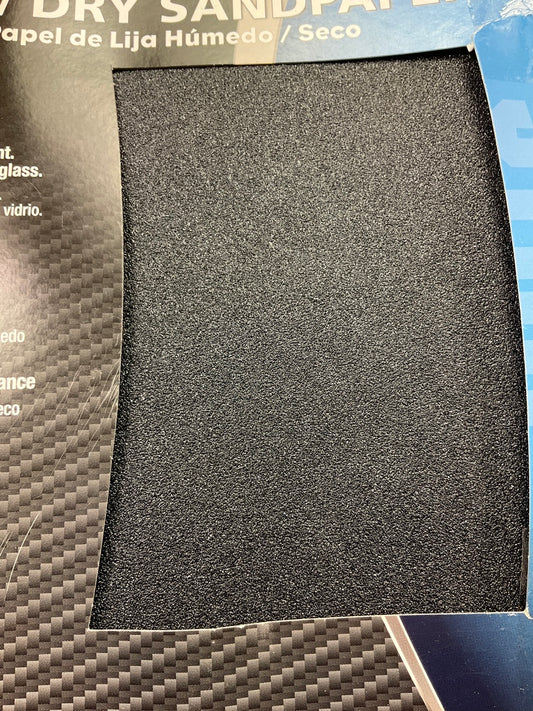 Pack Of 3 - Color Extra CX8368 WET / DRY Sandpaper Sheets 9'' X 11'' 80 Grit