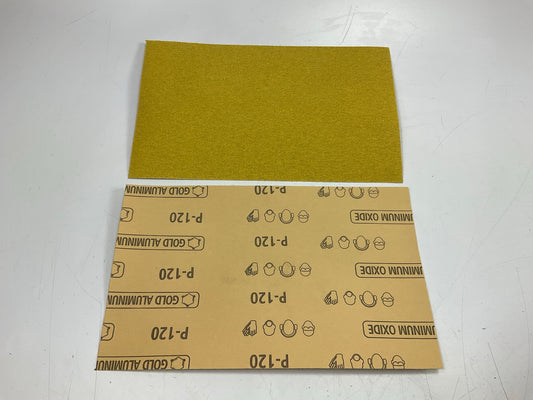 Color Extra CX8478 Sandpaper Sheets, P120 Grit , 5-1/2'' X 9'', 6 Sheets Total