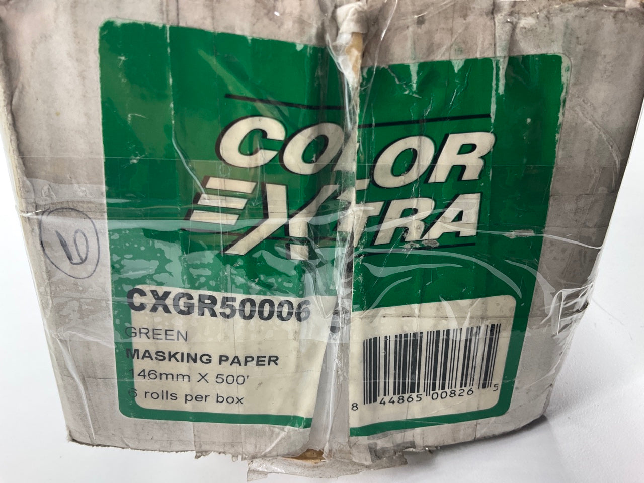 6 Rolls Total - Color Extra CXGR50006 Masking Paper 6'' X 500' Each Roll