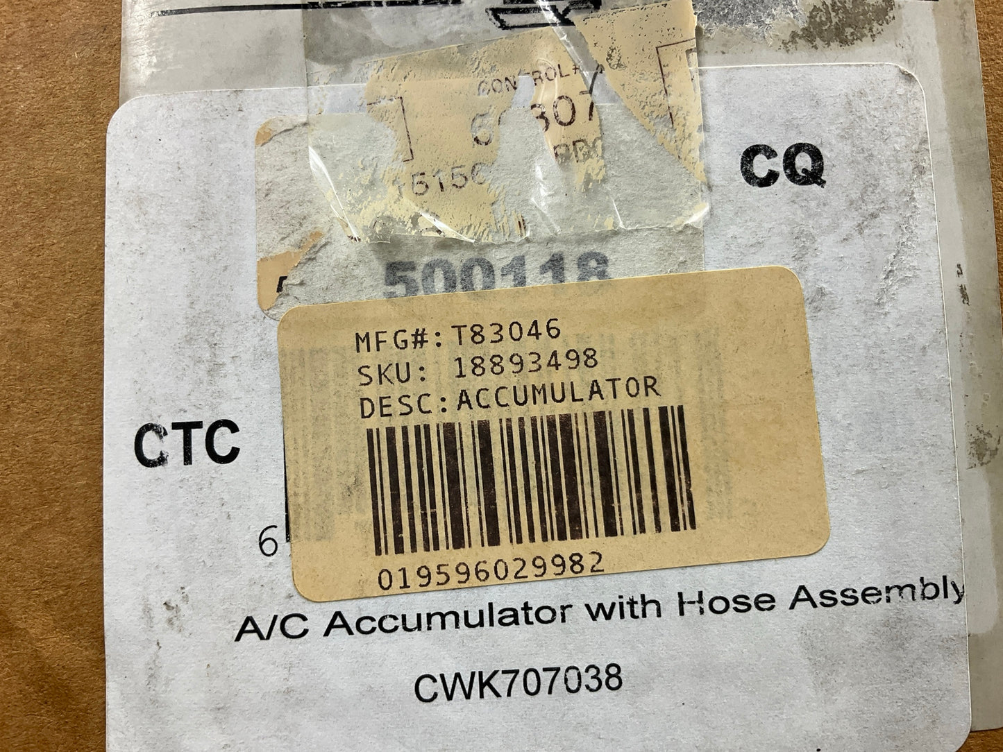 Compressor Works 500118 A/C Accumulator With Hose Assembly