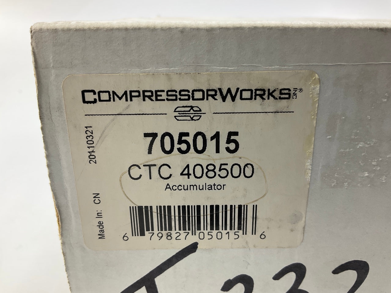 Compressor Works 705015 A/C Accumulator