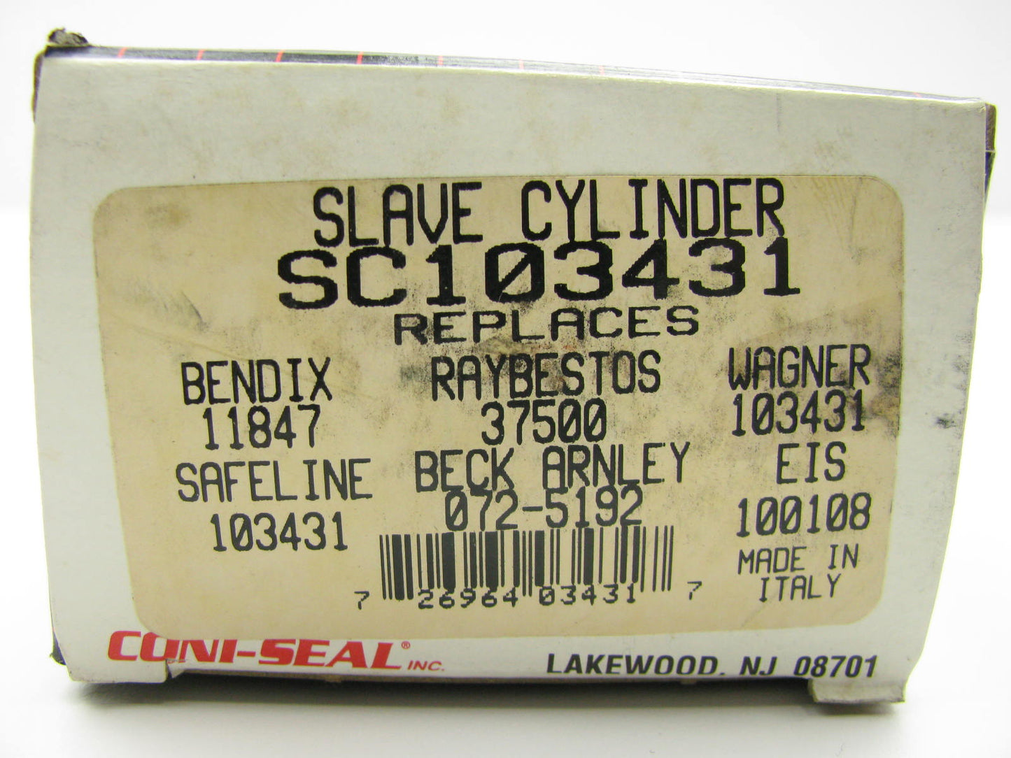 Coni-seal SC103431 Clutch Slave Cylinder 1976-81 Accord 1979-82 Prelude